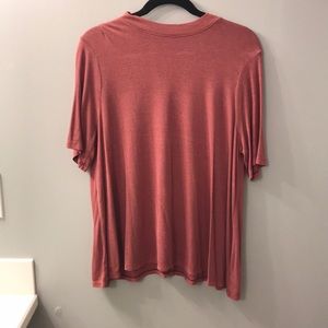 Maroon/Rose Flowy Top